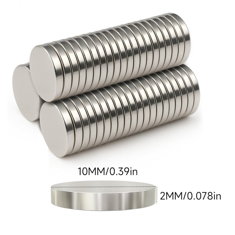 Aolvo Metal Collar Stay Magnets, Strong Magnets for Collar Stays Magnetic, Valued Pack in a Gift Box (Silver, 40Pcs) - Image 3